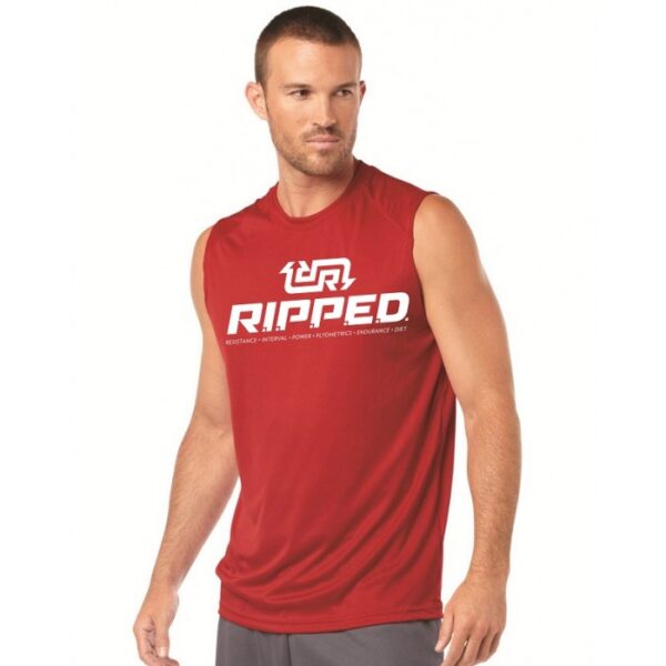 R.I.P.P.E.D. Logo Shooter Shirt RED R.I.P.P.E.D.